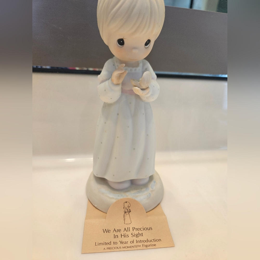 Precious Moments Figurine - Cream and White